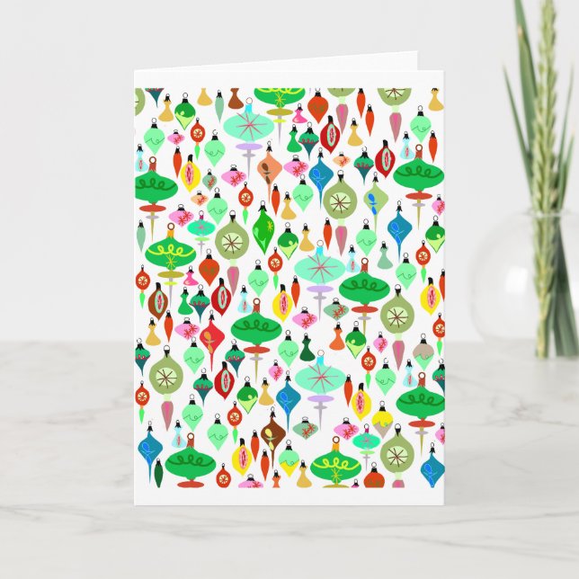 Cartão De Festividades Tantas Ornações (Frente)