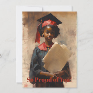 Cartão De Festividades Tão Orgulhoso do nosso Formando
