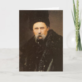 Cartão De Festividades Taras Shevchenko Ucraniano
