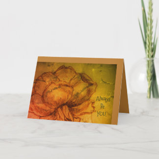 Cartão De Festividades *'T'arici Rosa' design, Obrigado