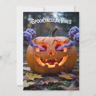 Cartão De Festividades Tarjeta Halloween - Vibraciones espeluznantes