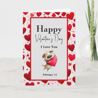 Cartão De Festividades Tarjeta Happy Valentine's Day