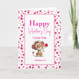 Cartão De Festividades Tarjeta Happy Valentine's Day