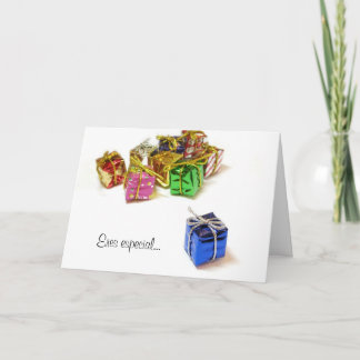 Cartão De Festividades Tarjeta Navideña "Eres especial "