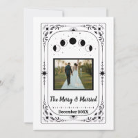 Tarot de Foto Personalizado Recém-Casados Família