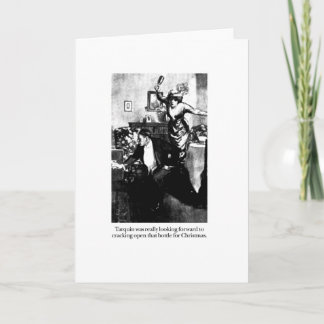 Cartão De Festividades Tarquin Looks Forward to Christmas