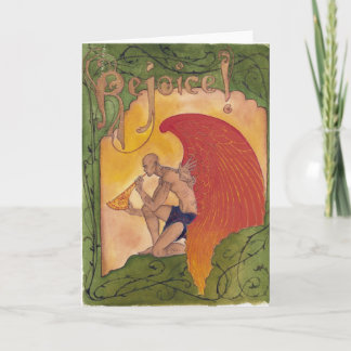 Cartão De Festividades Tatuagem Anjo 1