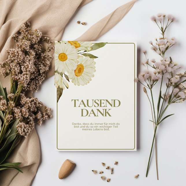 Cartão De Festividades Tausend Dank Karte (Titelbild)