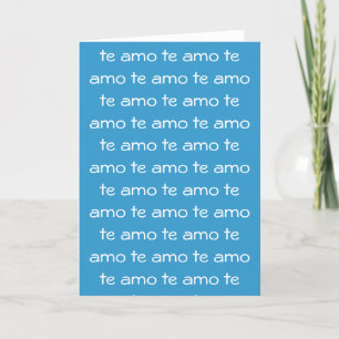 Cartão De Festividades te amo - card