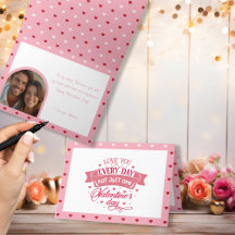 Te amo todos os dias, não apenas um dia romântico