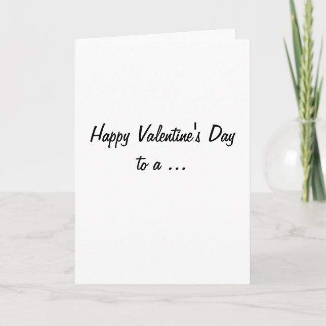 Cartão De Festividades Teacher with Heart Valentine (Frente)