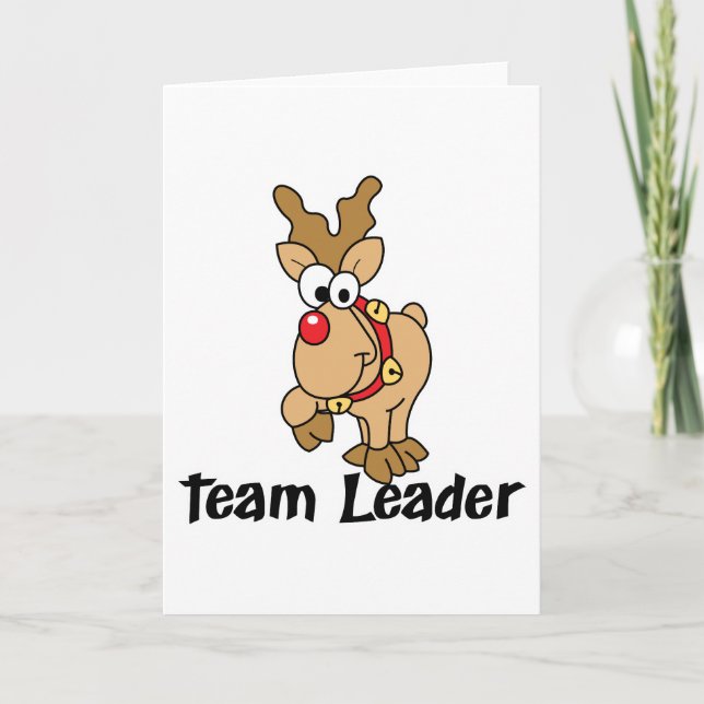 Cartão De Festividades Team Leader (Frente)