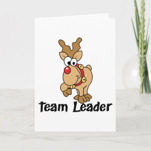 Cartão De Festividades Team Leader