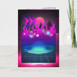 Cartão De Festividades Techno City