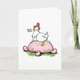 Cartão De Festividades TEM OVINO? (matte) por Jeff Willis Art