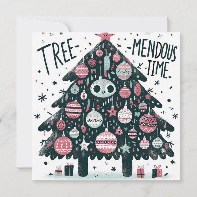 Cartão De Festividades Tempo Tremendo (Frente)