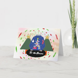 Cartão De Festividades Temporada de Suéteres Feios de Natal Nostalgia