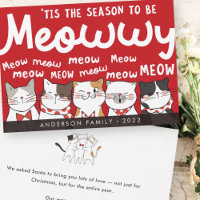 Temporada para ser Meowwy Divertida Gatinhos Fofos