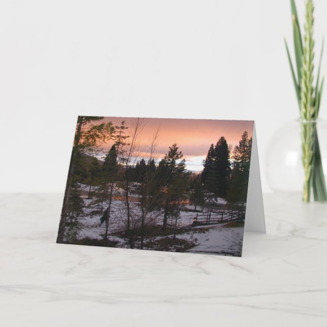 Cartão De Festividades Tenaya Lodge ( nº 4) (Frente)