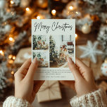 Cartão De Festividades Tendy Modern Photo Collage Natal<br><div class="desc">Cartão de Férias de Natal para Colagem de Fotos Moderna Trendy</div>