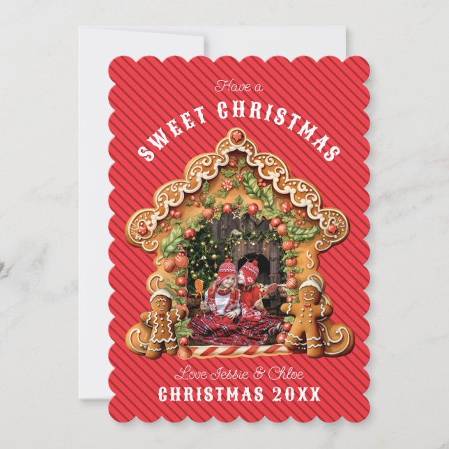 Cartão De Festividades Tenha um bom Natal | Foto da Casa Gingercake (Frente)