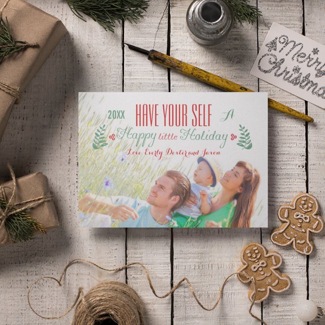 Cartão De Festividades Tenha Um Feliz Feriado (Criador carregado)