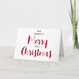 Cartão De Festividades Tenha um Feliz Natal 13 x 18 cm