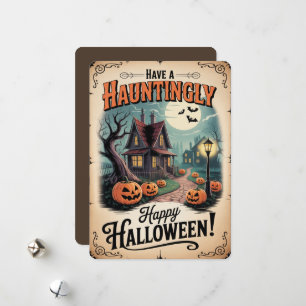 Cartão De Festividades "Tenha um Halloween muito feliz"