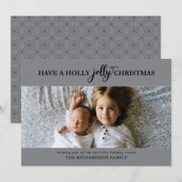 CARTÃO DE FESTIVIDADES TENHA UM NATAL BEM ALEGRE FOTO PLANA