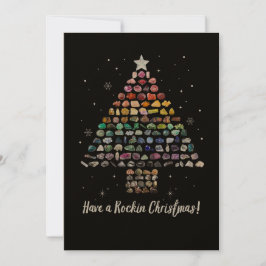 Cartão De Festividades Tenha um Natal! Placa de Árvore Gems Crystal