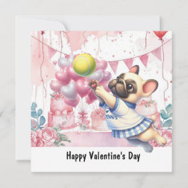 Cartão De Festividades Tenis Dia dos Namorados com Corações Amor