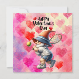 Cartão De Festividades TÊNIS Dia dos Namorados para Jogador com Amor