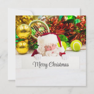 Cartão De Festividades Tênis Natal com tema de tênis