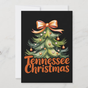 Cartão De Festividades Tennessee Natal Família Correspondente Férias Nata