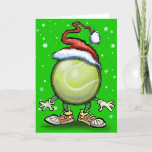 Cartão De Festividades Tennis Chrsitmas