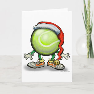 Cartão De Festividades Tennis Chrsitmas