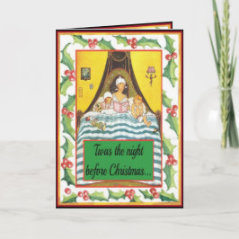 Cartão De Festividades Tera a noite antes do Natal