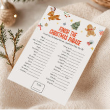 Termine o Jogo de Frases de Natal