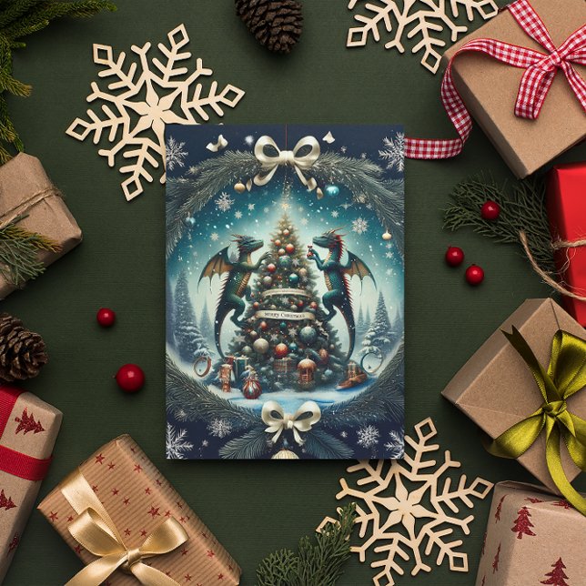 Cartão De Festividades Terra da Marcha dos Dragões (Criador carregado)