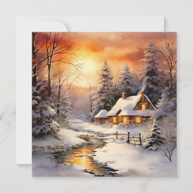 Cartão De Festividades Testemunhos de Conforto e Alegria (Frente)