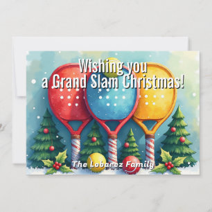 Cartão De Festividades 🎾🎄Texto personalizado,  Esmagamento de Cana de A