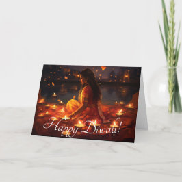 Cartão De Festividades Texto personalizado 🤩 Happy Diwali