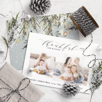 Thankful and blessed photo Christmas
