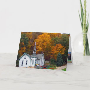 Cartão De Festividades Thanksgiving Blessings, Church 2