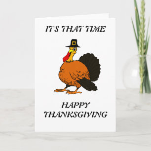 Cartão De Festividades Thanksgiving Card