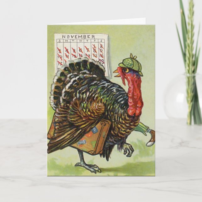 Cartão De Festividades Thanksgiving Day Card (Frente)