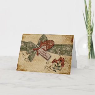 Cartão De Festividades Thanksgiving Scrap Card