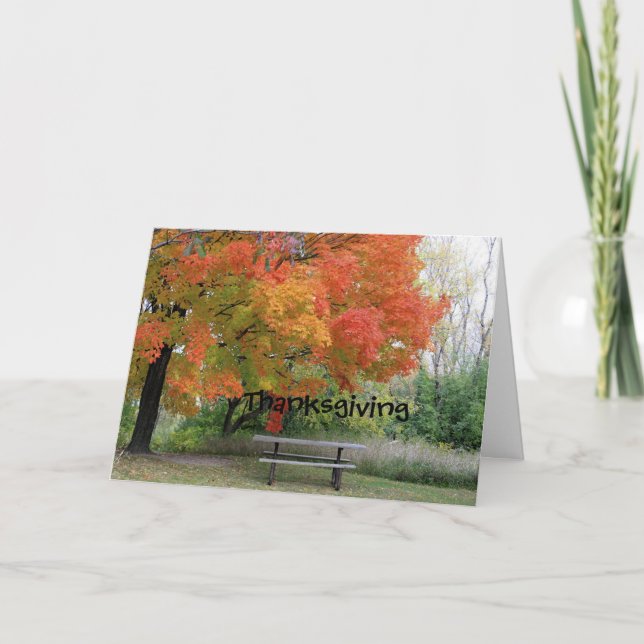 Cartão De Festividades Thanksgiving Without You Greeting Card (Frente)