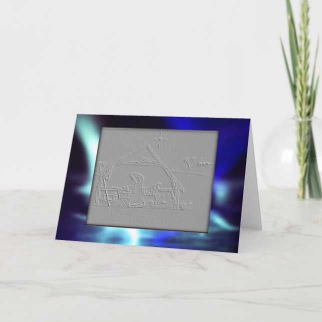 Cartão De Festividades That Night in Bethlehem (Frente)