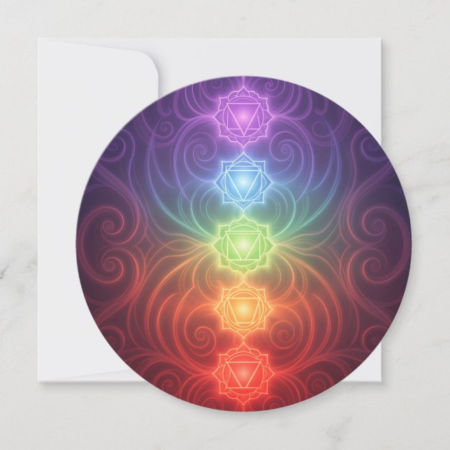 Cartão De Festividades The 7 Chakras´9 (Frente)
